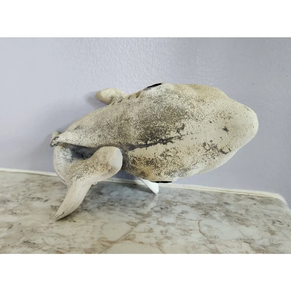 Fish Tank Aquarium Decoration Shark Jaws Mouth Open Poly Resin Decoration 7x4 in
